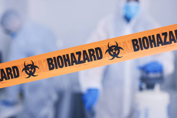 Professional Biohazard Cleanup technician working in Palm Desert, CA